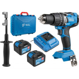 Аккум. дрель-шуруповерт BULL SR 1805 в чем. XLTpro, 2х6 А*ч, БЕСЩЕТ., 18 В, 120 Н*м, БЗП(мет.) 13 мм