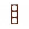 Рамка 3-ая вертикальная орех, DARIA, MUTLUSAN