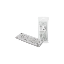 Кабельный ввод мембранный КВМ-35, ТЭП, RAL7035, IP66, 35 вводов TDM