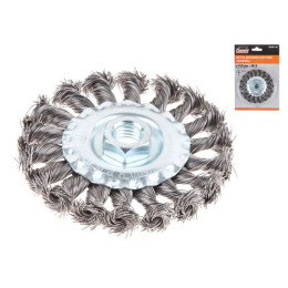 Щетка дисковая косич.100мм/M14 GEPARD (GP0890-100)