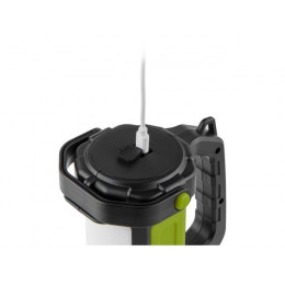 Фонарь светодиодный аккум. 3Вт+3Вт (зел.) ЮПИТЕР