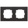 Рамка 2-ая горизонтальная черная, RITA, MUTLUSAN