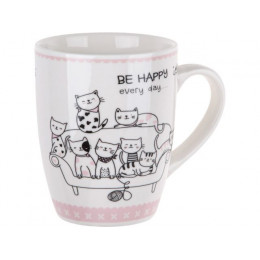 Кружка керамическая, 360 мл., ANIMAL FRIENDS-4, PERFECTO LINEA