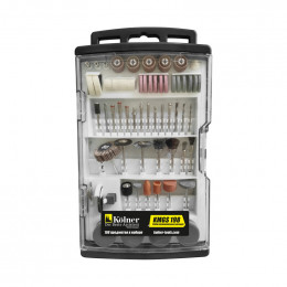 Набор гравировальных насадок Kolner KMGS 198 (198 шт, кейс)