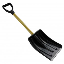 Лопата автомобильная снеговая в сборе  (280*365 с 32 мет. чер.) c оцинкованной планкой