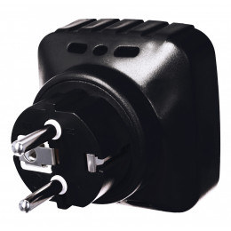 Тестер розетки Ermenrich Zing ST30 (50Гц, 230В, класс перенапряжения III 300В, фиолетовый)