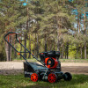Аэратор-скарификатор Skiper AS400 (шир 40 см, 8 лс, 8 уров.обработки, ручн.привод, травосб.45 см)
