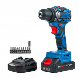 Дрель-шуруповерт аккумуляторный Katana CD3001 (21В,Бесщет.,1акк,2А/ч,Li-ion,10 бит,кор.)