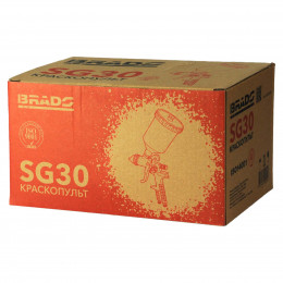 Краскопульт BRADO SG30 (1,4мм, 2.0-3.5бар, 600мл.)