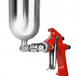 Краскопульт BRADO SG27 (1 мм; 3-4 бар; 200мл. алюминиевый бак, верхний боковой)