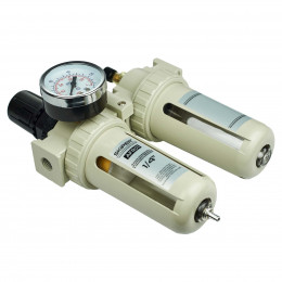 Фильтр воздушный SKIPER AFR01 1/4" с регулятором давления и маслораспылителем