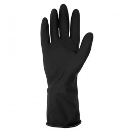 Перчатки защитные КЩС-2 KCS2-21 (латексные, 1 пара, L, черный)