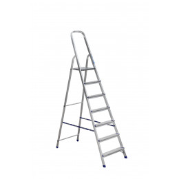 Лестница-стремянка Алюмет АМ707 (40*20, 7-и ступ., алюминий, матовая)