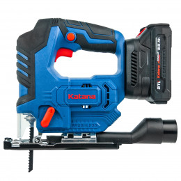 Лобзик аккумуляторный KATANA AL8351S (Бесщеточный, 21В, 1 акк, 2Ач, пропил до 65мм, SDS, маятн. ход,