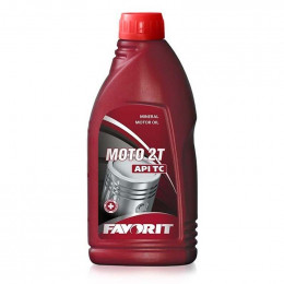 Favorit  Moto 2-T API TC /Масло моторное минеральное для двухтактных двигателей  1л.