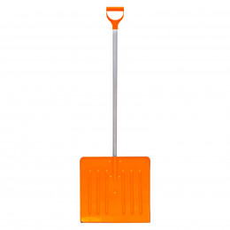 Лопата снеговая Профи 550*420*1380 мм, поликарбонат (высокой прочности), черенок - алюминий 1 м, (бо