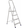Лестница-стремянка Алюмет АМ704 (40*20, 4-х ступ., алюминий, матовая)