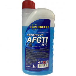Жидкость охлаждающая низкозамерзающая Antifreeze"Eurofreeze AFG 11" 1 кг (0,88 л) синий