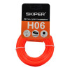 Леска SKIPER H06 (ф 2.4 мм х 15 м квадратн. сеч.,оранж.)