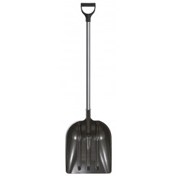 Лопата снеговая Дельта с ал. чер. и V-ручкой, ковш 460x400 мм, 1550 мм - длина с черенком