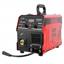 Полуавтомат сварочный BRADO MIG/MMA-220L-22 (220А; МИКРОПРОЦЕССОР; MIG/FLUX/MMA/TIG; еврорукав 3м)