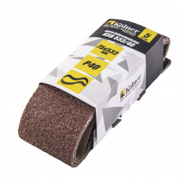 Лента шлифовальная Kolner KSB 533/40 (533х75мм, зернистость Р40, по металлу и дереву 5шт в пачке)