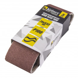 Лента шлифовальная Kolner KSB 533/40 (533х75мм, зернистость Р40, по металлу и дереву 5шт в пачке)