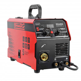 Полуавтомат сварочный BRADO MIG/MMA-220L-26 (220А; МИКРОПРОЦЕССОР; MIG/FLUX/MMA/TIG; еврорукав 3м)