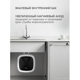 Водонагреватель накопит. Oasis 10 DG (1,5кВт, 10л, 8бар, эмаль, клапан, до 48ч, верхнее подключ.)
