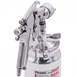 Краскопульт BRADO SG26 1,4мм: 5,0бар: 1,0л метал нижний бак (аналог SG11)