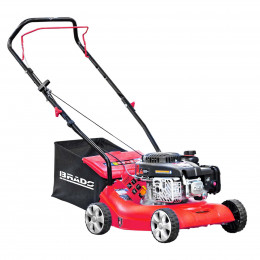 Газонокосилка бензиновая BRADO BL40 (40 см, ручной, 3,5 лс, пласт дека, травосб.45 л)