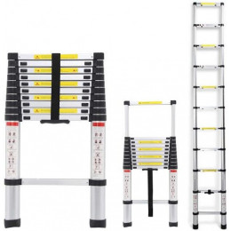 Лестница телескопическая стальная Алюмет ST 3.2 (11ступ., 3.2м)