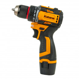 Дрель-шуруповерт аккумуляторный Katana CD2000 в кор.(бесщет.,12В,1 акк,1,5 А/ч Li-ion, 2 ск, 40 Нм)