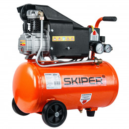 Воздушный компрессор SKIPER AR25S (до 180 л/мин, 8 атм, 25 л, 230 В, 1.50 кВт)