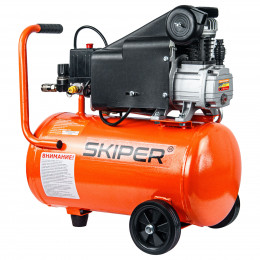 Воздушный компрессор SKIPER AR25S (до 180 л/мин, 8 атм, 25 л, 230 В, 1.50 кВт)