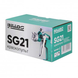 Краскопульт BRADO SG21 1,5мм: 3,5-5бар: 0,6л (аналог SG02)