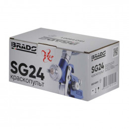 Краскопульт BRADO SG24 HVLP 1,0мм: 3,5бар: 0,1л метал бак (аналог SG05)