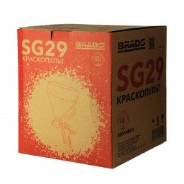 Краскопульт BRADO SG29 (для штукатурки, 4/6/8мм, 3-5бар, 5000мл.)