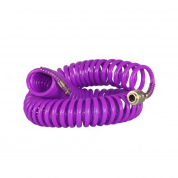 Шланг SKIPER PH09 полиэтил.(PE) cпиральный 10 м, ф 6/8 мм c быстросъемн. соед.