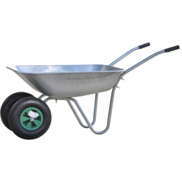 Тачка садовая SBK 2x85 (до 85л, до 150 кг, 2x3.5-6, пневмо, ось 16*90)