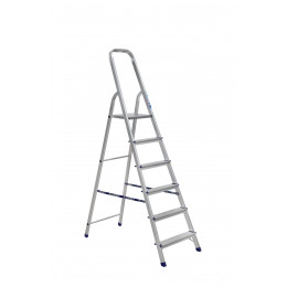 Лестница-стремянка Алюмет АМ706 (40*20, 6-и ступ., алюминий, матовая)