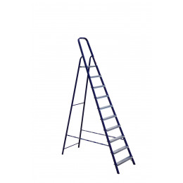 Лестница-стремянка Алюмет М8410 (40*20, 10-и ступ., сталь)