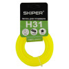 Леска SKIPER H31 (ф 3.0 мм х 15 м "звездочка", желт.)