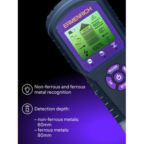 Детектор проводки Ermenrich Ping SM60