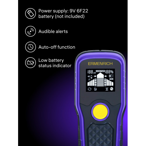 Детектор проводки Ermenrich Ping SM40